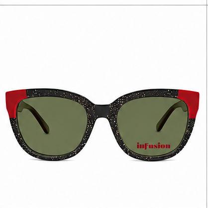 Infusion Salamango Black Red Round Prescription Glasses - image 5