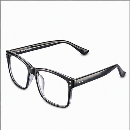 Islington Black Rectangle Prescription Glasses - image 1