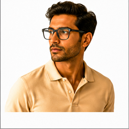 Islington Black Rectangle Prescription Glasses - image 7