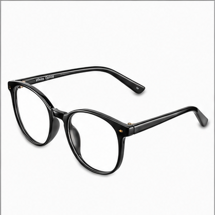 Knightsbridge Black Round Prescription Glasses - image 1