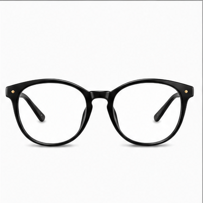 Knightsbridge Black Round Prescription Glasses - image 2