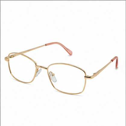 Mayfair Rose Gold Rectangle Prescription Glasses - image 1