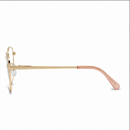 Mayfair Rose Gold Rectangle Prescription Glasses - image 3