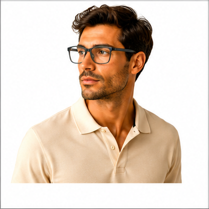 Paddington Black Rectangle Prescription Glasses - image 7