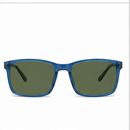 Paddington Blue Rectangle Prescription Glasses - image 5