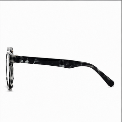 Planet 47 Black Mottle Rectangle Prescription Glasses - image 3