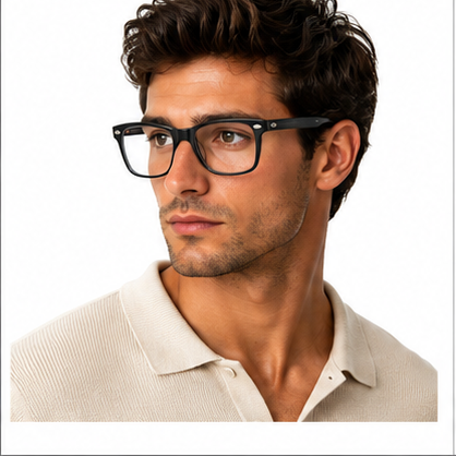 Planet 47 Black Rectangle Prescription Glasses - image 7