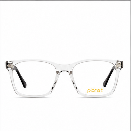 Planet 47 Crystal Black Rectangle Prescription Glasses - image 2