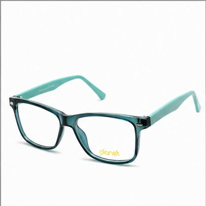 Planet 51 Green Rectangle Prescription Glasses - image 1