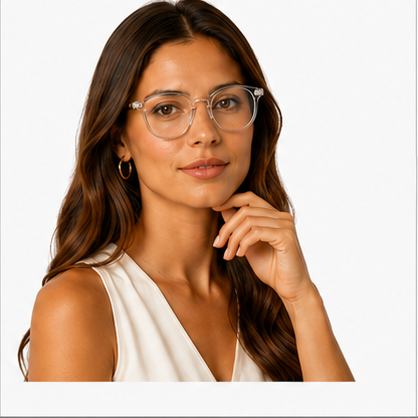 Planet 52 Crystal Tortoise Round Prescription Glasses - image 8
