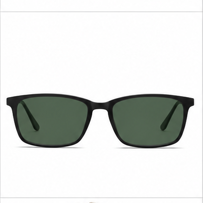 Planet 59 Black Silver Rectangle Prescription Glasses - image 5