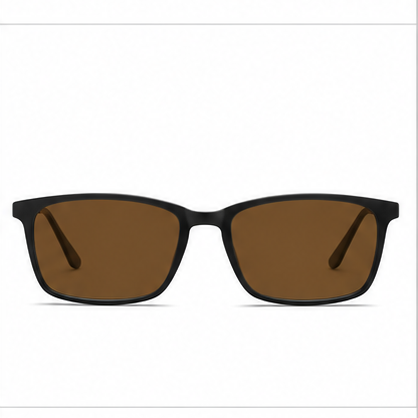 Planet 59 Black Silver Rectangle Prescription Glasses - image 6