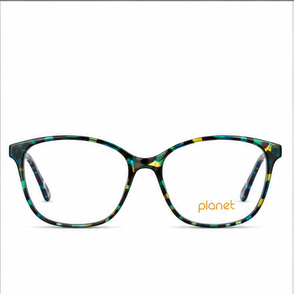Planet 64 Blue Mix Rectangle Prescription Glasses - image 2