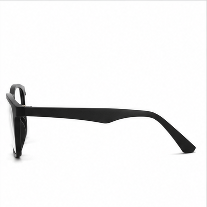 Planet 67 Matt Black Rectangle Prescription Glasses - image 3