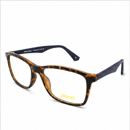 Planet 67 Tortoise Rectangle Prescription Glasses - image 1
