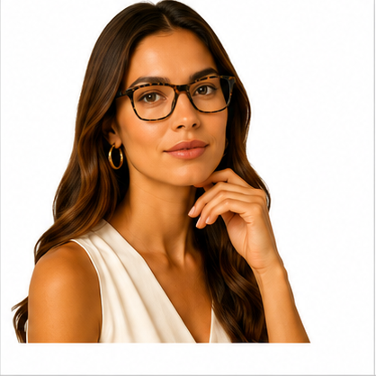 Planet 67 Tortoise Rectangle Prescription Glasses - image 8