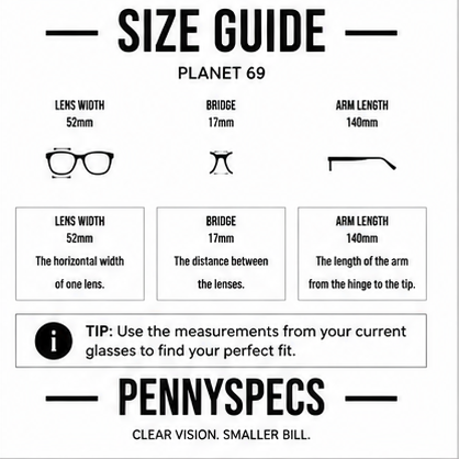 Planet 69 Grey Round Prescription Glasses - image 9