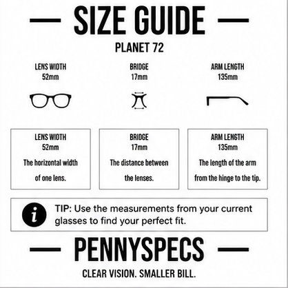Planet 72 Crystal Tortoise Geometric Prescription Glasses - image 9