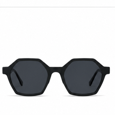 Planet 72 Black Geometric Prescription Glasses - image 4