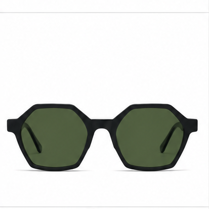 Planet 72 Black Geometric Prescription Glasses - image 5