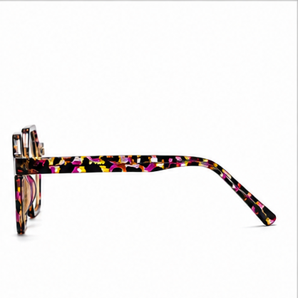 Planet 72 Purple Mix Geometric Prescription Glasses - image 3
