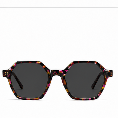 Planet 72 Purple Mix Geometric Prescription Glasses - image 4