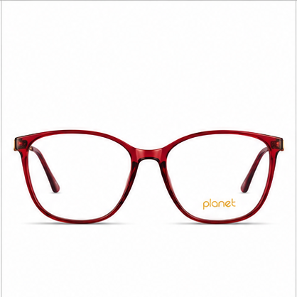 Planet 73 Red Gold Rectangle Prescription Glasses - image 2