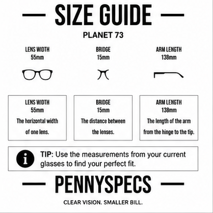 Planet 73 Red Gold Rectangle Prescription Glasses - image 9