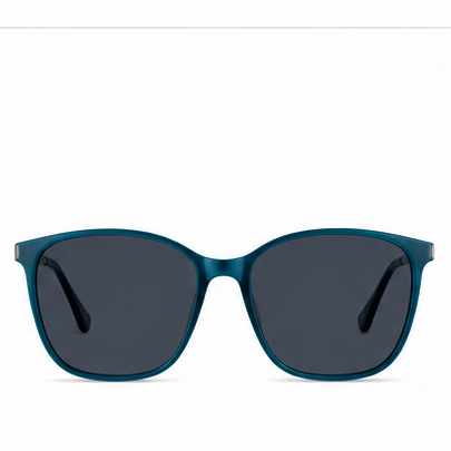 Planet 73 Teal Silver Rectangle Prescription Glasses - image 4