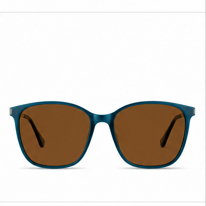 Planet 73 Teal Silver Rectangle Prescription Glasses - image 6