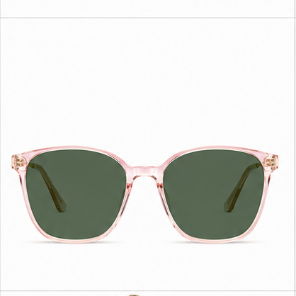Planet 73 Pink Gold Rectangle Prescription Glasses - image 5