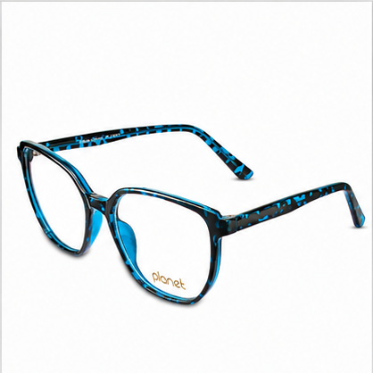 Planet 75 Blue Mix Square Prescription Glasses - image 1