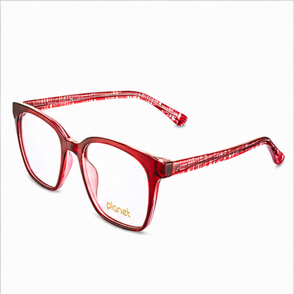 Planet 76 Wine Square Prescription Glasses - image 1