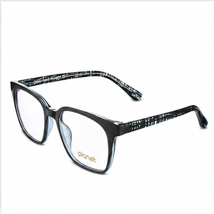 Planet 76 Black Square Prescription Glasses - image 1
