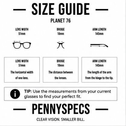 Planet 76 Black Square Prescription Glasses - image 9