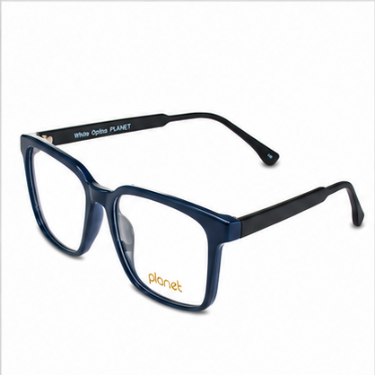 Planet 77 Navy Square Prescription Glasses - image 1