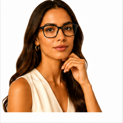 Planet 77 Black Square Prescription Glasses - image 8