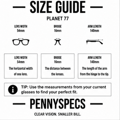 Planet 77 Black Square Prescription Glasses - image 9