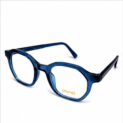 Planet 79 Blue Geometric Prescription Glasses - image 1