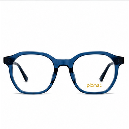 Planet 79 Blue Geometric Prescription Glasses - image 2