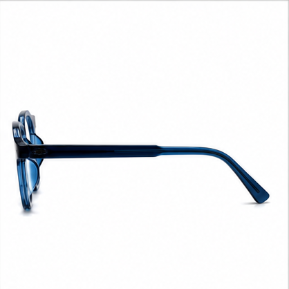 Planet 79 Blue Geometric Prescription Glasses - image 3