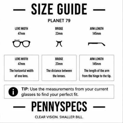 Planet 79 Blue Geometric Prescription Glasses - image 9