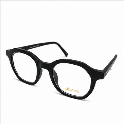 Planet 79 Black Geometric Prescription Glasses - image 1