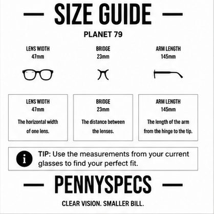 Planet 79 Black Geometric Prescription Glasses - image 9