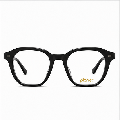 Planet 80 Black Geometric Prescription Glasses - image 2