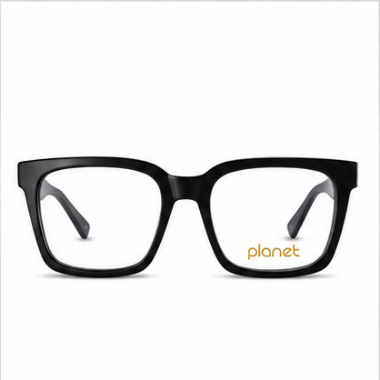 Planet 84 Black Square Prescription Glasses - image 2