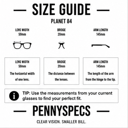 Planet 84 Black Square Prescription Glasses - image 9