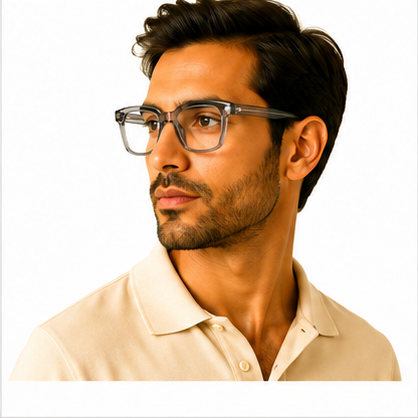 Planet 84 Clear Square Prescription Glasses - image 7