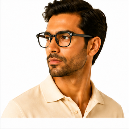 Planet 85 Black Square Prescription Glasses - image 7