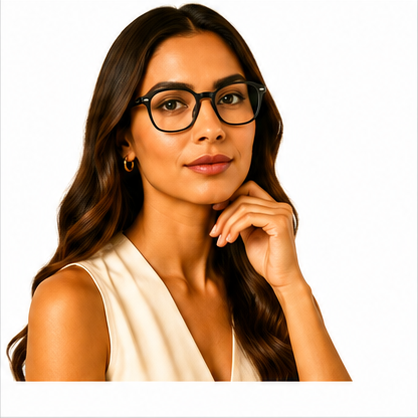 Planet 85 Black Square Prescription Glasses - image 8